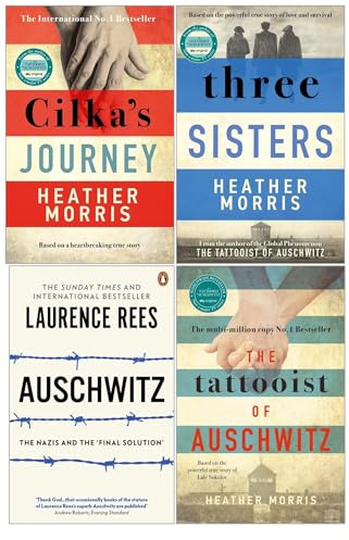 Auschwitz by Laurence Rees & The Tattooist of Auschwitz Collection Set By Heather Morris - 4 Books Set