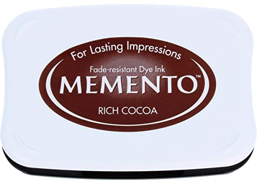 Tsukineko Memento Stempelkissen Geschmackvoller Kakao, Synthetic Material, braun, 9.9 x 6.6 x 1.8 cm