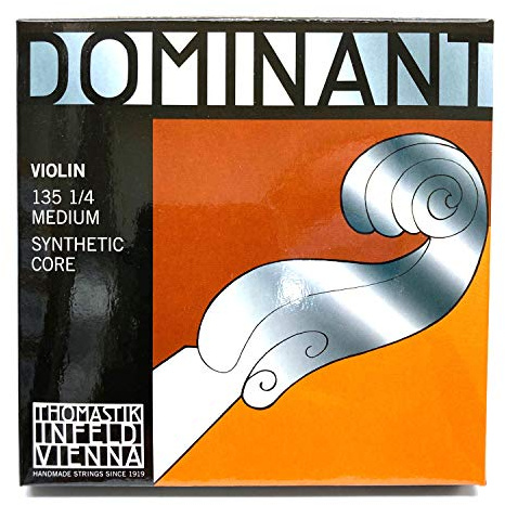Thomastik-Infeld Dominant Violin Strings Set 1/4 – synthetic core, medium tension