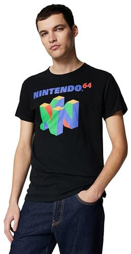 Nintendo T-shirt för män, svart, L