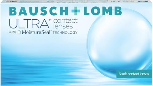 BAUSCH + LOMB ULTRA lentillas mensuales esféricas, 6 unidades / 8.5 BC / 14.20 DIA / +01,00