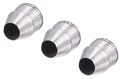 uxcell Cunei con manico rotondo in acciaio per ascia, martello da carpentiere, martello, slitta, manico per ascia cuneo, 3 pezzi, 8 mm