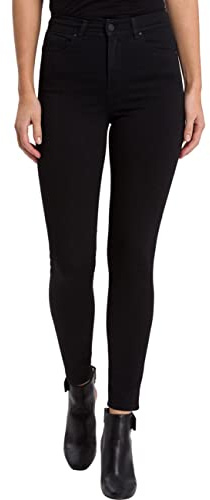 Cross Jeans Damen Jeans Judy - Super Skinny Fit - Schwarz - Black W25-W34 Stretch Baumwolle, Größe:30W / 32L, Farbvariante:Black/Black 069