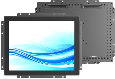 GreenTouch 15 Inch Industrial TFT LCD Monitors, Open Frame Capacitive Touch Screen Monitor All in one PC Intel I3 8G 128G for self-Service Kisok