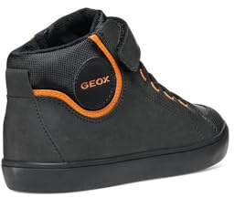 Geox Boys' J Gisli Boy C Trainers, Black, 11.5 Child UK