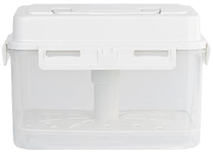 JISADER Contenitore Kimchi Contenitore per conservazione Fresca Contenitori per Preparazione Contenitore per Frutta Contenitore per Alimenti Contenitore per, Barattolo di sottaceti da 4 Litri