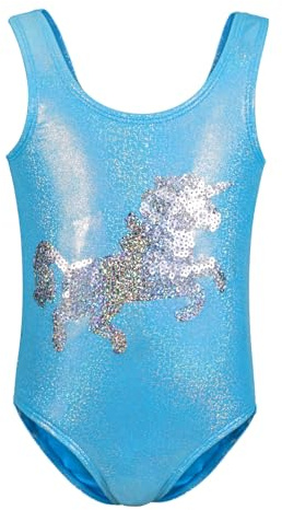 TIZAX Flickas baddräkt, anti-UV, ett stycke, flicka, bikini, för strand/pool, för 2–10 år, Färg: blå, 3 �r