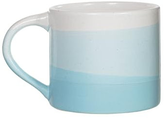Sass & Belle Sky Blue Marlowe Mug – 260ml Ceramic Coffee Cup, Hand-Glazed Stoneware in Soft Blue, Microwave & Dishwasher Safe, Ideal for Tea, Coffee Breaks or Thoughtful Gift Giving