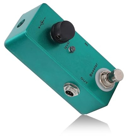 Gitarreneffektpedal, Clean Boost Effect Knob Control Boostor Pedal Mit True Bypass E-Gitarrenzubehör Für Musikliebhaber