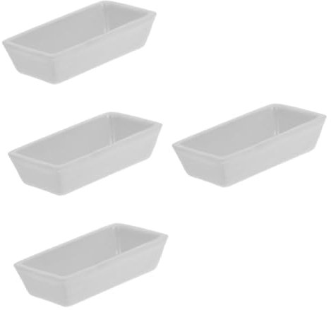 JECOMPRIS 4 Stück Gewürzschale Aus Keramik Salatdressing-becher Vorspeisenschalen Saucenschale Aus Porzellan Schalen Mit Sojasauce Ketchup-untertasse Sauce Tassen Winzige Schalen Weiß