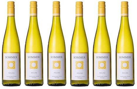 6x 0,75l - 2024er - Schloss Vollrads - Sommer Riesling - Qualitätswein Rheingau - Deutschland - Weißwein trocken