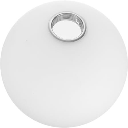 Abat Jour en Verre Blanc Boule Givrée pour Éclairage Extérieur
