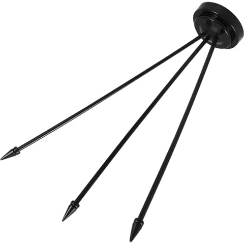 SUPVOX Porte-Drapeau Miniature en Plastique Noir pour Bureau Et Fête, Support Compact pour Petits Drapeaux, Socle Léger Résistant, Décoration Intérieure Et Extérieure