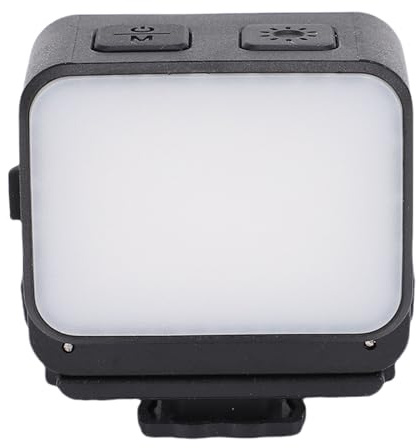 Akozon Magnet Fülllicht LED -Videolicht mit 20 LEDs 3 Farbtemperatur Schnellfreisetze Vlog -Lampe