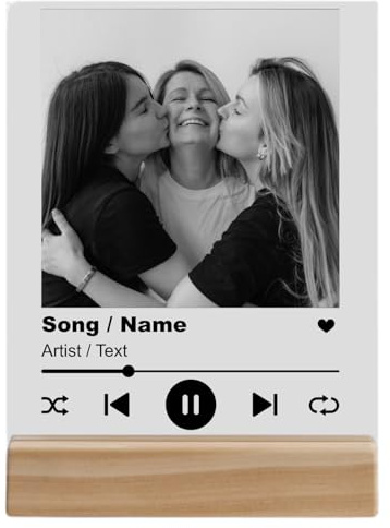 LaTostadora - Placa Personalizada Spotify - Placa Fotos Personalizadas Regalo Personalizado Pareja - Ideas Regalo San Valentín Navidad Cumpleaños