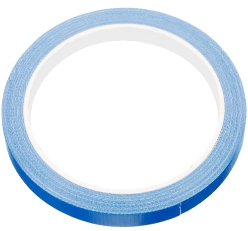 Abaodam Cinta Protectora Lateral para Raqueta de Tenis de Mesa, Cinta Adhesiva Profesional Azul 10 Metros X 1 Cm, Accesorio Duradero para Protección Anticolisión en Bordes de Paletas,