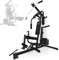 Physionics® Kraftstation - Verstellbar, Latzug, Butterfly, Beincurl, Armcurl, Rudern, für Zuhause, 40kg Gewichte - Fitnessstation, Multistation, Trainingsstation, Homegym, Multigym, Krafttraining
