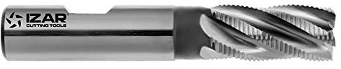 Izar 45210 Fresa Frontal Desbaste Fino PMX, 6644, DIN 844 NR-F, 5Z, 14.00 mm Diámetro Corte
