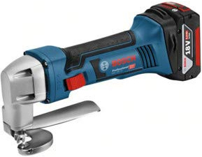Bosch Professional 18V System Akku Blechschere GSC 18V-16 (inkl. 2x5.0 Ah Akku, Schnellladegerät, in L-BOXX 136) 0601926201