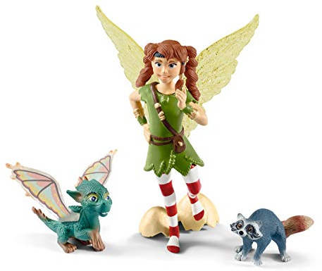 SCHLEICH 70581 bayala Spielset - Movie Marween mit Nugur und Piuh, Spielzeug ab 5 Jahren