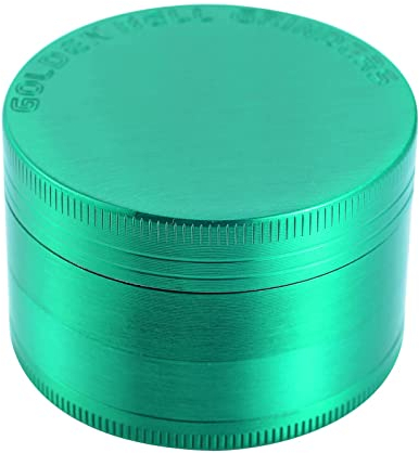 Golden Bell 2 inch Grinder 4 Layer Spice Grinder Zinc Alloy Grinder - Green
