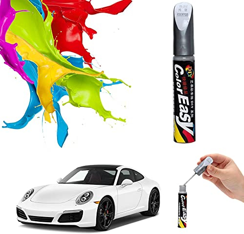 Lackstift Auto Reparaturlack Silber,Lackreparaturstift Autokratzer Reparaturmittel Autolackreparatur Speziallackstift für Autoreparaturwerkzeug, 12ml Autolack Reparatur für Autokratzer Reparatur,1