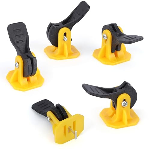 Belle Vous Système de Mise à Niveau de Carrelage - Jeu de 100 Pièces de Cale - Croisillons Autonivelants Réutilisables pour Pose et Nivellement - Croisillon Autonivelant Carrelage