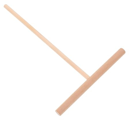 Ciieeo Wooden Crepe Spreader and Pancake Batter Distributor Kitchen Utensil for Even Dough Spreading for Making Thin Crepes and Pancakes Essential Wooden Cooking