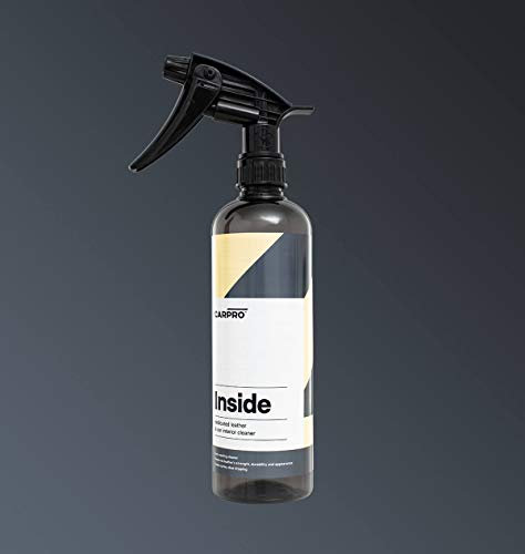 Fiwiko CarPro Inside 500 ml limpiador de interior – Limpiador de piel y plástico, pH neutro, espumante, ideal para asientos, salpicadero y paneles de puertas + guantes de nitrilo gratis