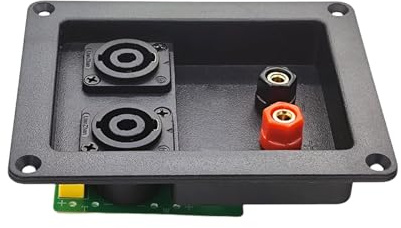 Lerpwige KP-12 Séparateur de fréquence à 2 voies avec boîtier en métal ABS Filtre double canal pour home cinéma ou son de voiture Améliore le haut-parleur Répartiteur de fréquence