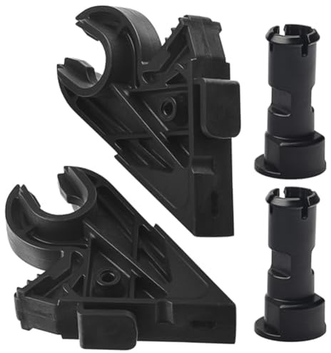 LIANFOND Set di staffe per perno girevole per tosaerba Cub Cadet XT1-LT42 T1-LT46, ricambio per tosaerba 731-10070A 731-10069D, nero