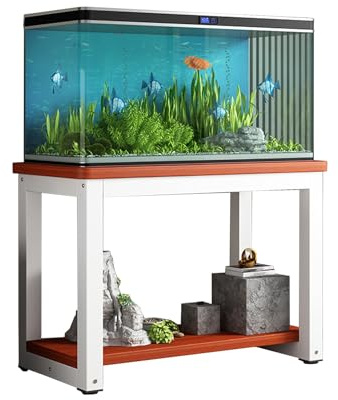 Fish Tank Stand,Sturdy Fish Stand Cabinet Table, 27.5 High, for 10-50 Gallon Aquariums, Multi-Purpose Terrarium Plant Shelf, Durable Home Storage Rack, Display Stand