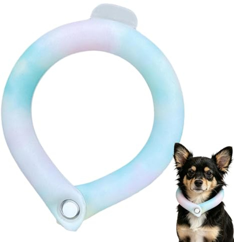Dog Ice Pack Heat Relief Puppy Neck Cooler | Reusable Dog Cooler for Outdoor Beach Indoor Park Summer Travel Active Play Daily