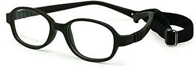 Barn glasögon ram storlek 41 mm ingen skruv ett stycke optiskt babyglasögon med remsladd glasögon, säkra pojkar flickor glasögon ram