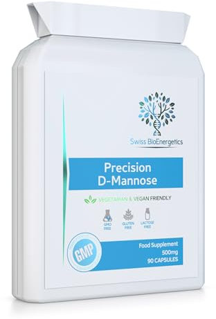 Precision D-Mannose 500mg 90 Capsules - 100% Pure Natural Form