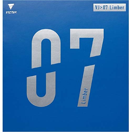 Victas VJ07 Table Tennis Rubber 0040 020721 Limber Speed Tension Soft Back Red (0040) 1.8