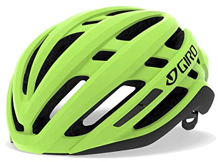 Giro Agilis – casque de route – In-Mold – MIPS – ajustement réglable – bonne ventilation – coque EPS – pour toutes les routes – Hi Viz Yellow, taille: L