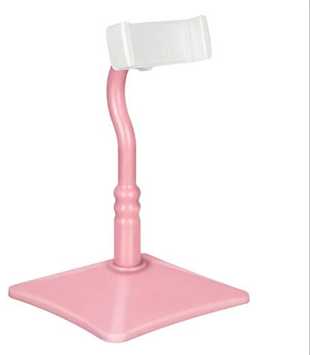 JUNMIN Handy Live Support Blue Online Lehre Support Tragbare Mobiltelefon Abnehmbare Unterstützung (Color : Pink)
