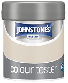 Johnstone's - Paint Tester Pots - Wall & Ceiling Paint - Raw Linen - Emulsion Paint - Easy to Apply - Dry in 1-2 Hours - 75ml