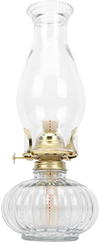 Housoutil Petroleumlampe Aus Glas Retro-öllampe Im Vintage-stil Für Camping Und Dekoration Zu Hause in Garten Und Bar
