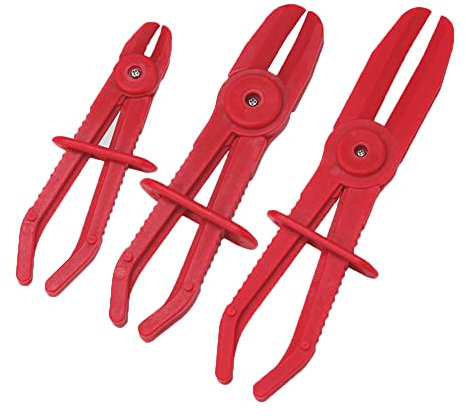 Brake Hose Clamp, Hose Clamp Pliers, Hose Pinch Off Pliers, Plastic Line Clamp Pliers Set for Flexible Hoses Fuel Hoses Gas Lines Radiator Hoses