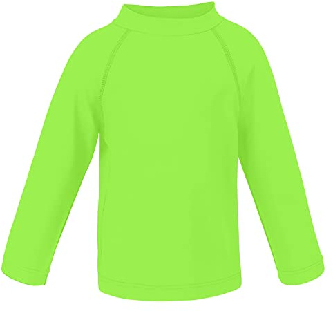 TIZAX T-Shirt de Bain Anti-UV pour Garçon Maillot de Bain à Manche Longue Enfant Rashguard pour Surf Natation Plongée Plage