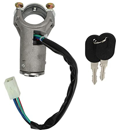 Aramox Cilindro Accensione, Compatibile Panda 141 con 2 Chiavi Ricambio Modello 4479518 per 126 127 128 132 Blocco Sterzo Accensione (Ignition with 2 Keys), Ignition Cylinder with