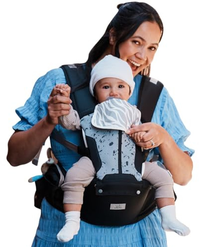 Baby Carrier, MOMTORY Safety-Certified 6-in-1 Baby Carrier Newborn to Toddler, Adjustable Detachable Infant Baby Hip Seat Carrier for 7-50lbs, All Seasons, Perfect for Shopping Travelling