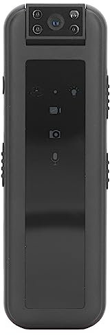 VBESTLIFE Mini Caméra Corporelle 1080P, Enregistreur Vidéo Portable Rotatif à 180 ° avec Vision Nocturne, Enregistrement Audio et Vidéo, pour Enregistrements Quotidiens, Livraison