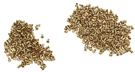 LetCart 500 rivetti cavi in rame per lavori fai da te, superfici leviganti, facile installazione, 2,3 x 4,5 x 3,8 mm