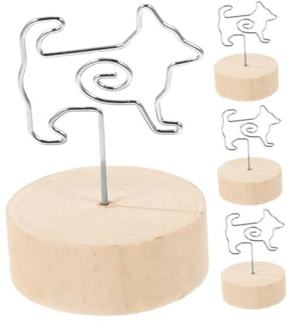 SEWACC Metall-notizhalter mit Tiermotiv Fotohalter Ständer Tischkartenhalter Memo-clip Tischnummernhalter für Hochzeiten Bürozubehör