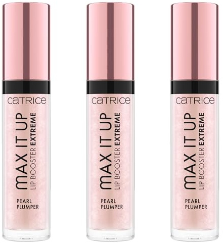 Catrice Max It Up Lip Booster Extreme, Nr. 070, Pink, Extremes Volumen, vergrößernd, glänzend, transluzent, vegan, ohne Konservierungsstoffe, ohne Parabene, ohne Mikroplastikpartikel, 3er Pack (3x4ml)