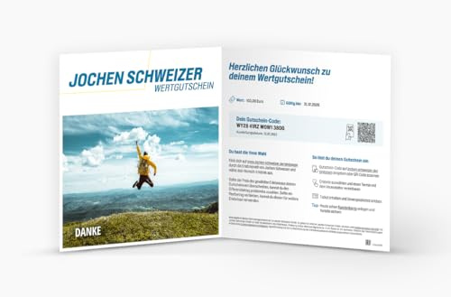 JOCHEN SCHWEIZER Geschenkgutschein Danke