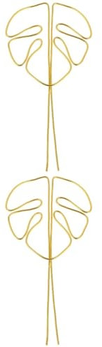 Toddmomy 2stücke Kletterhilfe Für Pflanzen Stabiler Rankhilfe Aus Goldene Farbe Für Zimmerpflanzen Und Garten Pflanzenstütze Für Kletterpflanzen Kreative Form Für Schöne